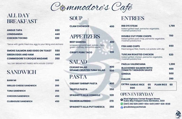 CAFE MENU - 1