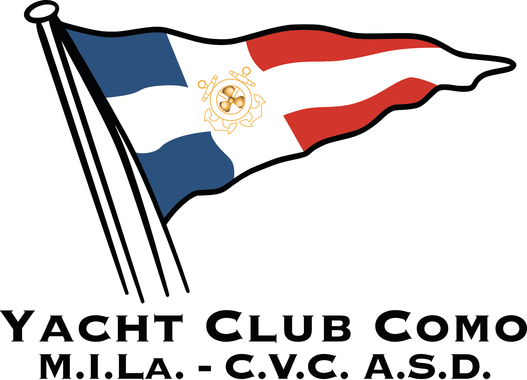yacht club como logo